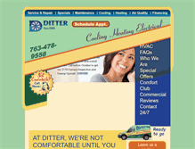 Tablet Screenshot of ditterinc.com